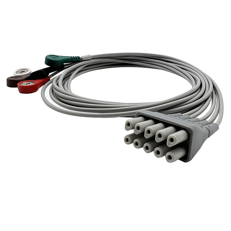 9293-059-50 ویلچ آلین EKG مجموعه سرب، 3 یا 5 سیم snap پایان
