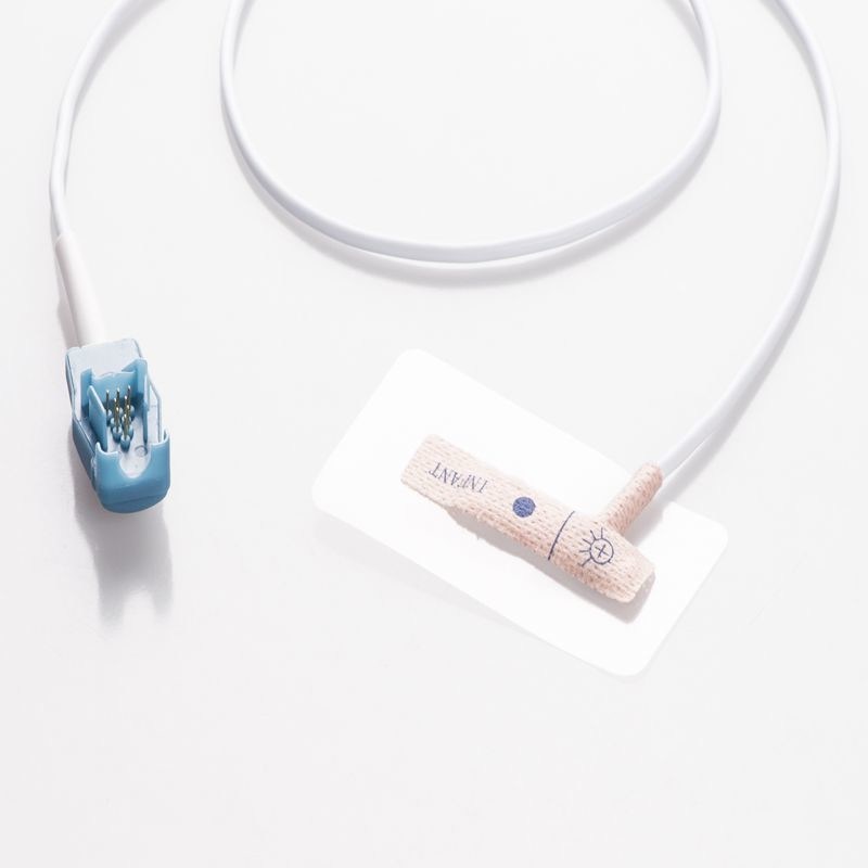 سازگاری GE OXYTIP OXY-AP یکبار مصرف Oximax Spo2 حسگر چسب 8 پین سنج بزرگسال