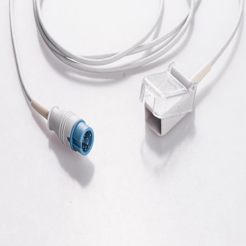 15-031-0007 Spo2 Sensor Cable Extension مواد TPU رنگ خاکستری