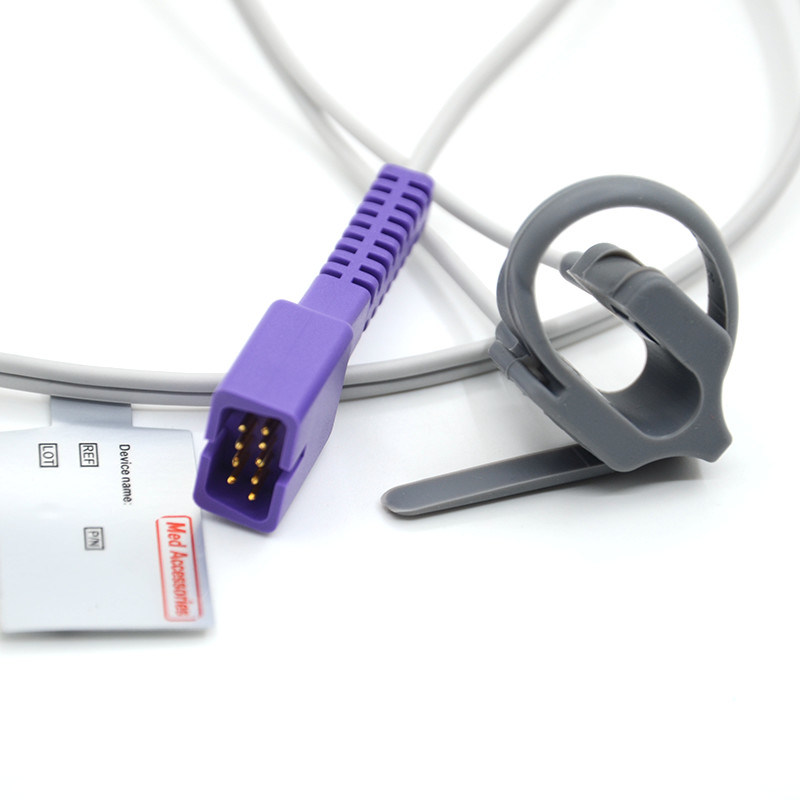 استفاده از نوزاد جدید سازگار با Nellcor استفاده مجدد اکسیمتر 9 پین سازگار با Nellcor Spo2 Sensor
