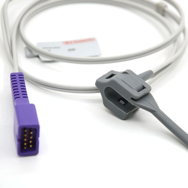 استفاده از نوزاد جدید سازگار با Nellcor استفاده مجدد اکسیمتر 9 پین سازگار با Nellcor Spo2 Sensor