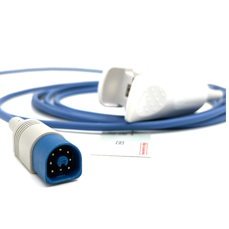 اکسی متر نبض نانوایت قابل استفاده مجدد Sensor SpOo2 8pin برای HP Pulse Oximeter Probe L3m