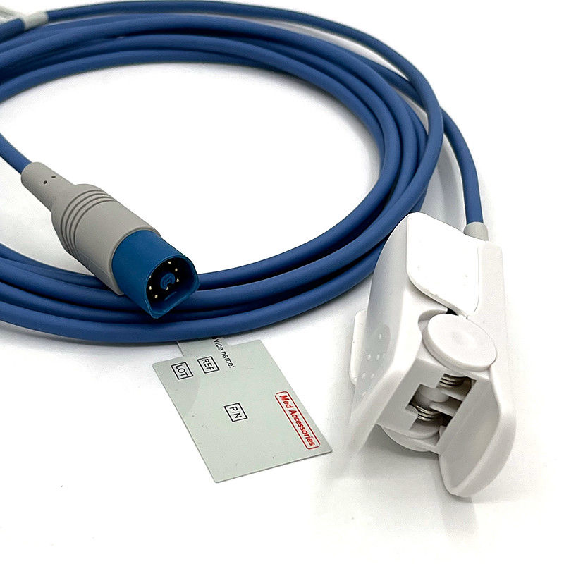 اکسی متر نبض نانوایت قابل استفاده مجدد Sensor SpOo2 8pin برای HP Pulse Oximeter Probe L3m