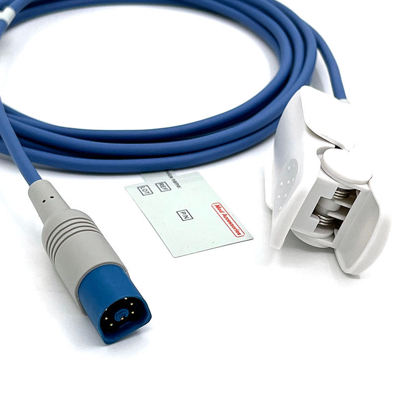 اکسی متر نبض نانوایت قابل استفاده مجدد Sensor SpOo2 8pin برای HP Pulse Oximeter Probe L3m
