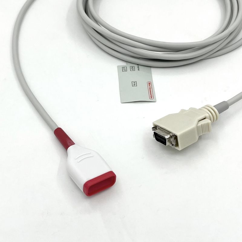 سازگاری با کابل تمدید سنسور SpO2 TPU خاکستری M برای لوازم جانبی مانیتور مراقبت های پزشکی