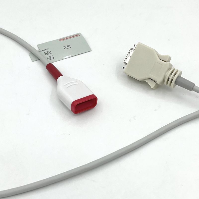 سازگاری با کابل تمدید سنسور SpO2 TPU خاکستری M برای لوازم جانبی مانیتور مراقبت های پزشکی