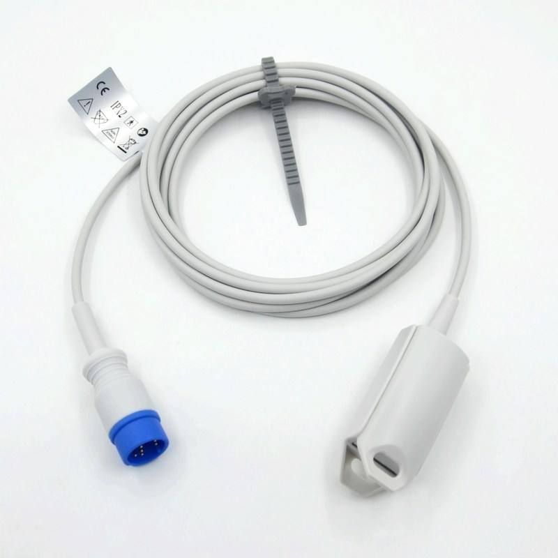 تولید کننده لوازم جانبی مانیتور کلیپ بزرگسال قابل استفاده مجدد سازگار حسگر SpO2 K12 خلاق