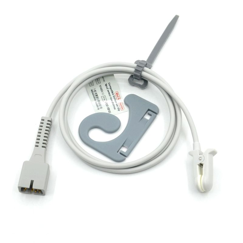 تولید کننده لوازم جانبی مانیتور قابل استفاده مجدد سازگار Nellcor PM-50،PM-60 NPB 40 7Pin Ear Clip SpO2 Sensor