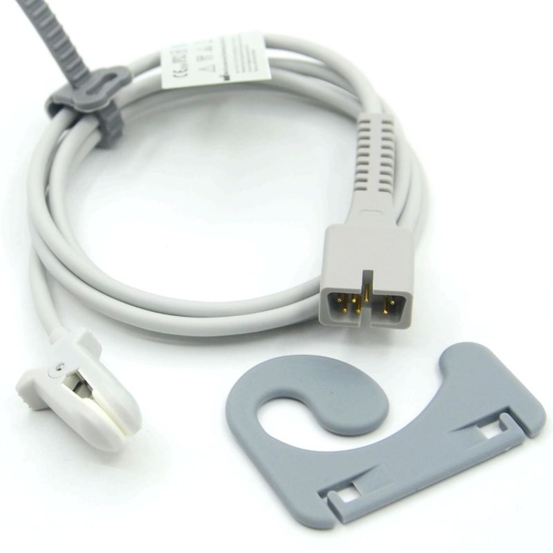 تولید کننده لوازم جانبی مانیتور قابل استفاده مجدد سازگار Nellcor PM-50،PM-60 NPB 40 7Pin Ear Clip SpO2 Sensor