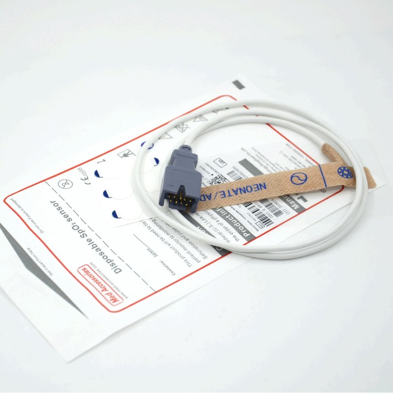 لوازم جانبی پزشکی سازنده سازگاری Masim 2329 سنسور SpO2 نوزاد/ بزرگسال 9pin یکبار مصرف