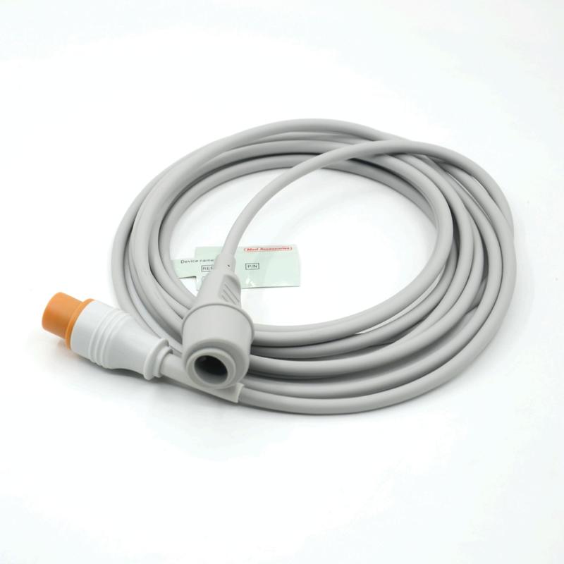 لوازم جانبی مانیتور پزشکی رنگ خاکستری عملی سازگار با فوکودا تا ادوارد کابل IBP چند عملکردی