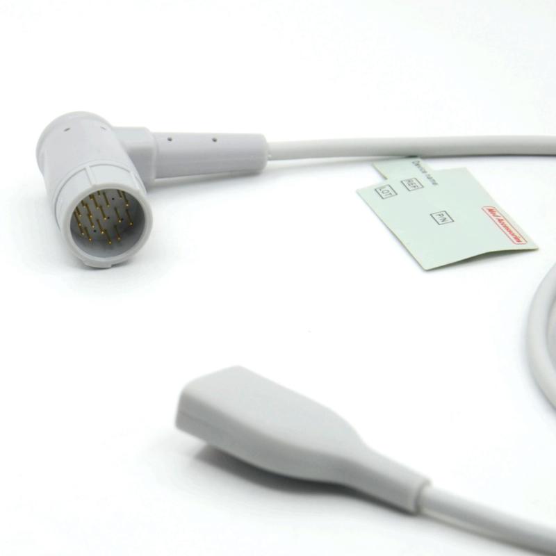 کابل آداپتور SpO2 سازگار با لوازم جانبی پزشکی فیلیپس به M، کابل توسعه TPU Spo2