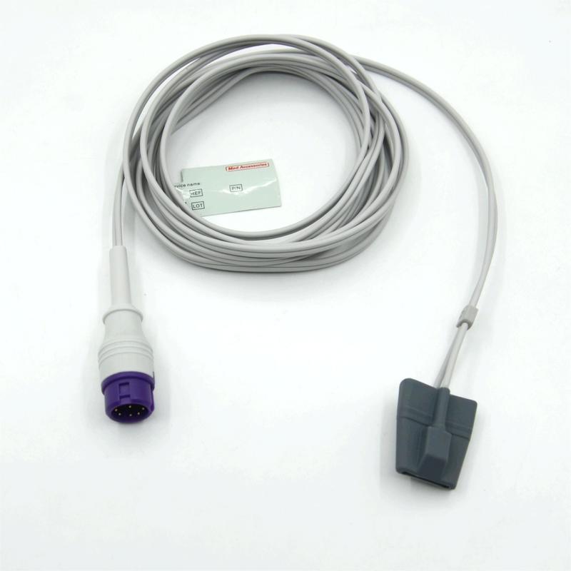 سازگار با سنسور SpO2 نرم و قابل استفاده مجدد اطفال Mindray Epm15، لوازم جانبی مانیتور سازنده